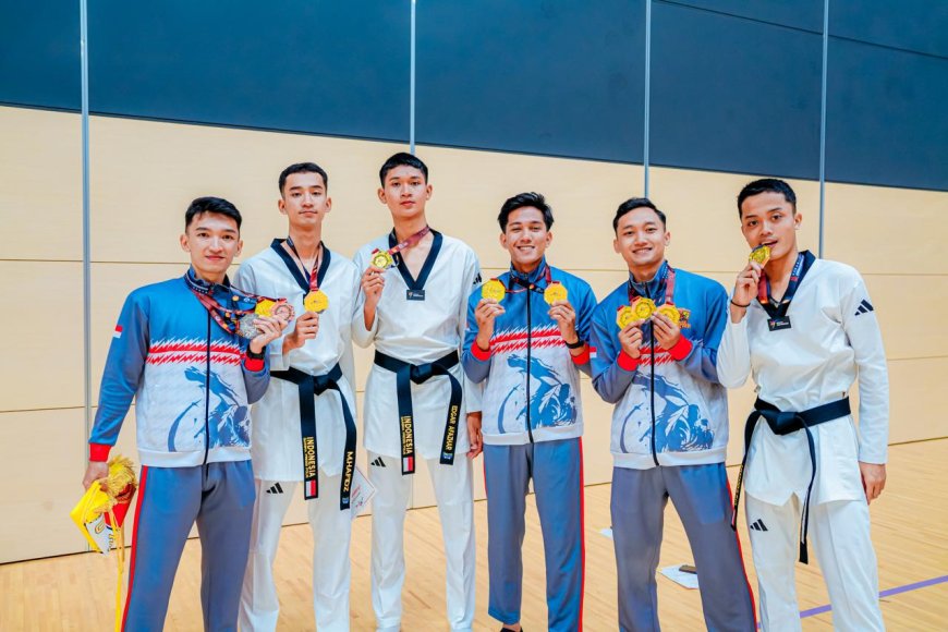 Tim Taekwondo Polri Sukses Taklukkan Kejuaraan di Jepang