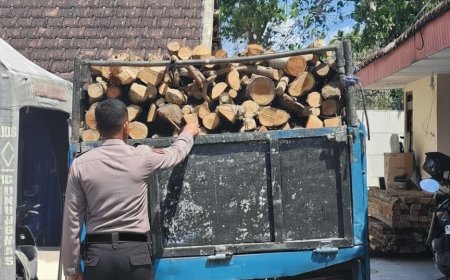 Polres Malang Tindak Pelanggaran Kehutanan