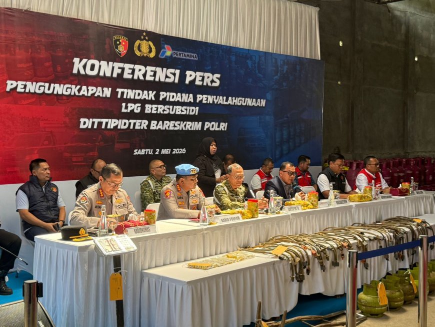Bareskrim Polri Ungkap Kasus LPG Subsidi, Pelaku Diamankan