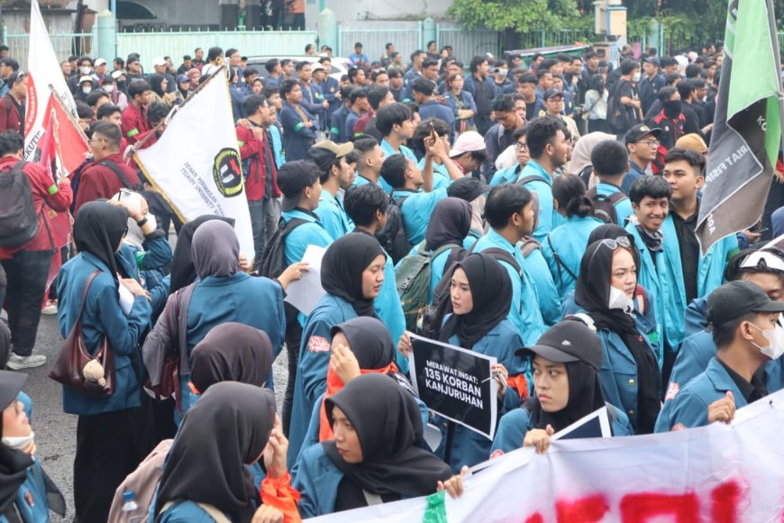 Kapolrestabes Surabaya Apresiasi Kondusivitas Aksi Buruh