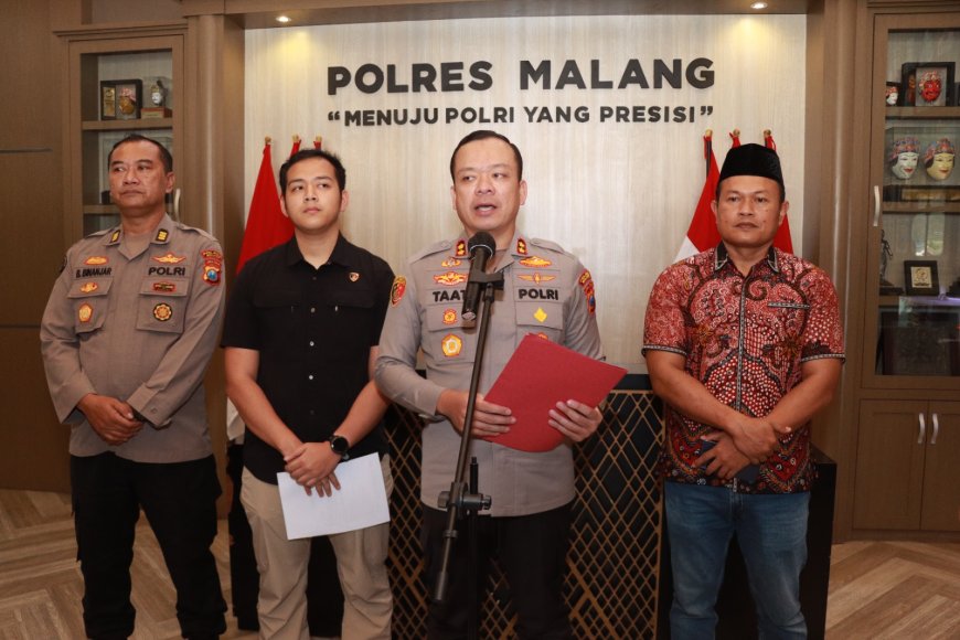 Polres Malang Tetapkan Tersangka Kasus Perusakan di Pantai Wedi Awu   