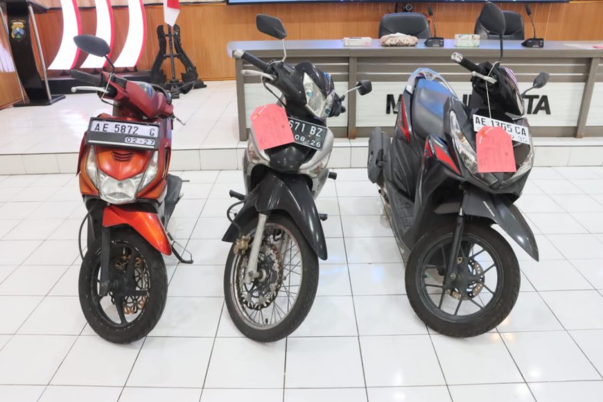 Polres Madiun Kota Amankan Dua Pelaku Curanmor
