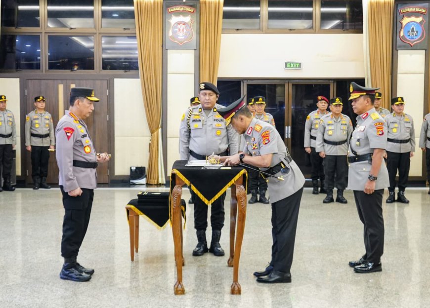 Kapolri Resmikan Pergantian Sejumlah Jabatan Strategis