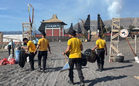Polres Probolinggo Tunjukkan Kepedulian terhadap Destinasi Wisata Alam