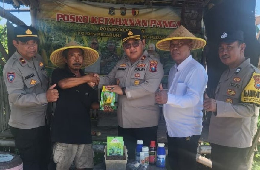 Polres Pelabuhan Tanjungperak Bersama Petani Bangun Ketahanan Pangan