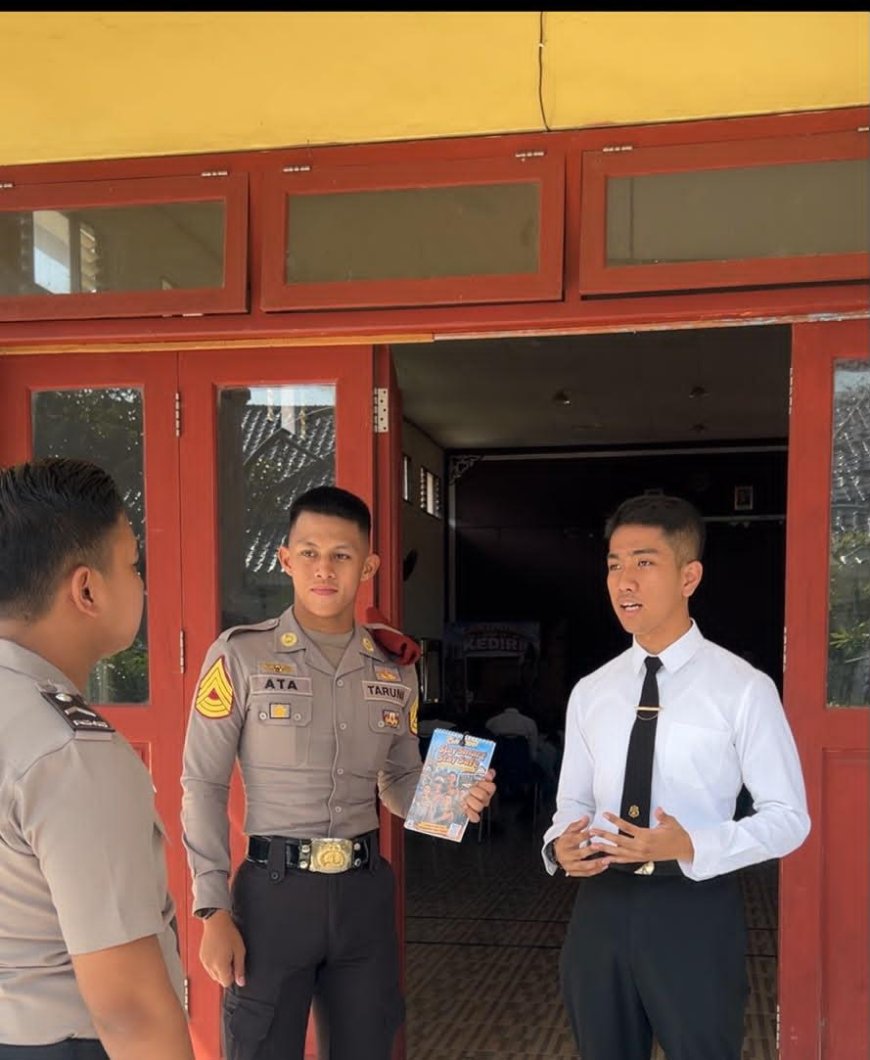 Taruna Akpol Kenalkan Layanan Darurat 110 kepada Pelajar