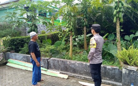 Bhabinkamtibmas Polres Malang Jadi Penghubung Petani dengan Kepolisian